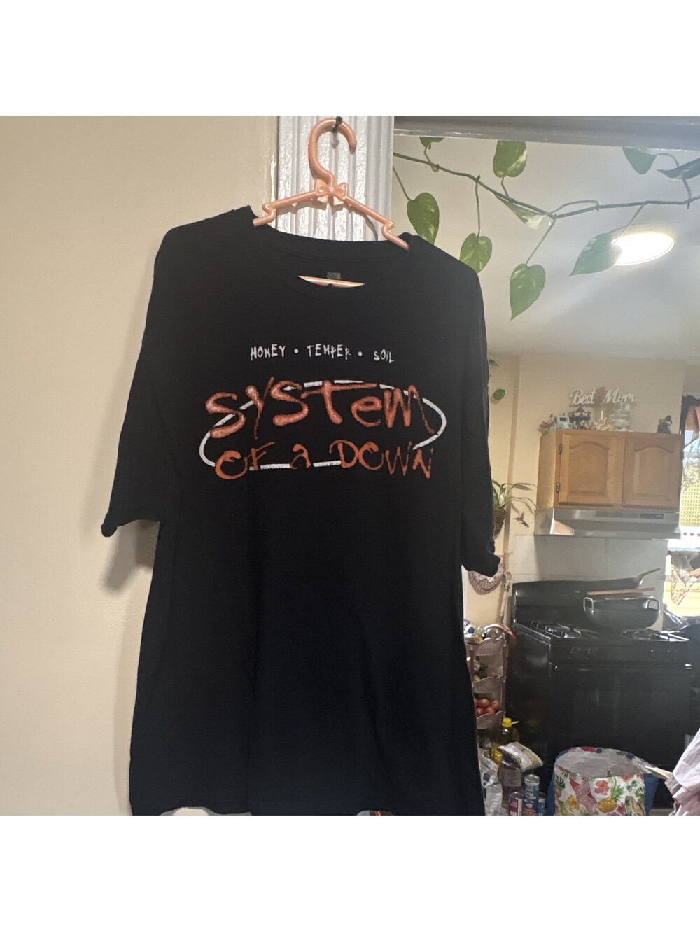 System of a Down Black Graphic T-Shirt "Honey Temper Sad" 100% Cotton XL